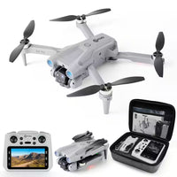 Lumo Pro Mini FPV Drone with Camera, 4.3 In.Screen, Foldable, Brushless Motor, 2-Batteries and Case – Gray