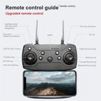 E99 Foldable RC Quadcopter Drone with Camera, Remote Control, 2 Batteries – Easy to Use UAV for Beginners, Perfect Gift for Kids & Men | Indoor & Outdoor