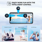 V13 RC Drone 6K HD Dual Camera Wifi FPV Foldable Quadcopter Camera Drone ,2 Battery.Logistics Is Randomly Sent by UPS,USPS,FEDEX