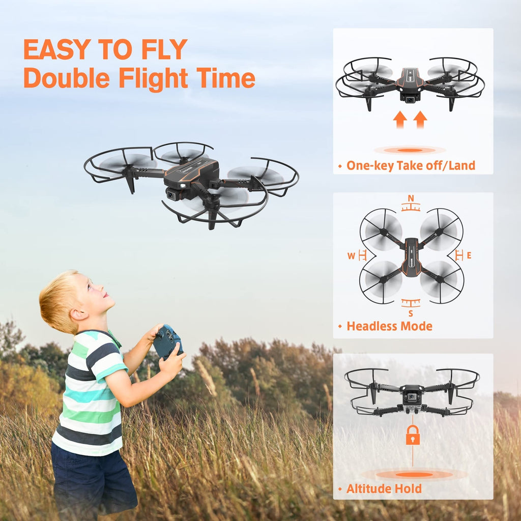 AVIALOGIC Mini Drone with Camera for Kids, Remote Control Helicopter Toys Gif...