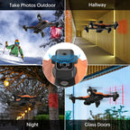 RC Drone with Camera for Kids Adults 4K Quadcopter FPV Video HD Camera Drones for Beginne,Christmas Birthday Gifts