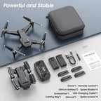 B3-PRO GPS Foldable Drone with 4K HD Camera for Adults, Brushless Motor, 2 Batteries, Black