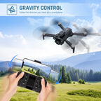 4K FPV Drone with Dual Camera & Brushless Motor, 2 Batteries, Optical Flow, Gesture & Trajectory Control, RC Quadcopter with Carrying Case, Easy to Fly, Great Gift for Beginners,Teens & Adults