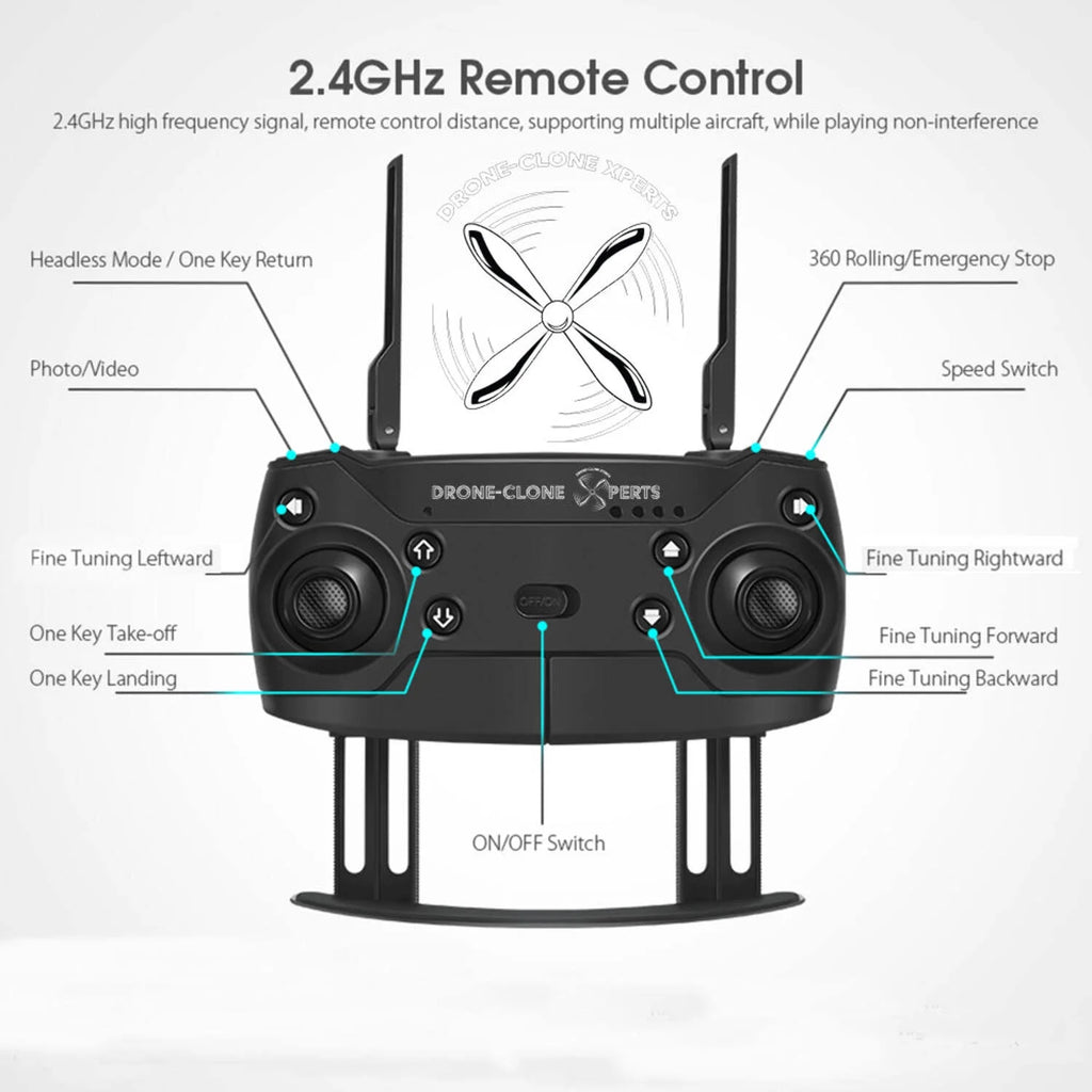 Falcon 4K Drone Pro EXTREME Upgrade with 2 Batteries
