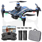 RC Drone with 4K Camera for Adults Kids, Brushless Mini Drone with Headless Mode, RC Quadcopter with Colorful LED Light, 2 Batteries for Beginners