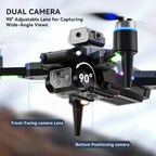 RC Drone with 4K Camera for Adults Kids, Brushless Mini Drone with Headless Mode, RC Quadcopter with Colorful LED Light, 2 Batteries for Beginners