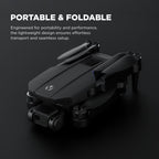 Skyvision 4K Ultra HD GPS Foldable Video Drone with 4.3" Display Controller, Brushless Motors, 1-Axis Gimbal, VR Headset, 17-Minute Flight Time & Travel Carry Case