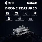 Lumo Pro Mini FPV Drone with Camera, 4.3 In.Screen, Foldable, Brushless Motor, 2-Batteries and Case – Gray