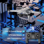 Stratus 2K GPS Drone with Intelligent Flight Modes, 26-Min Flight, Brushless Motors and Carrying Case