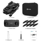 Ziro Stunt Drone 1080P HD Camera, FPV, Foldable, 16-Min Flight, Brushless Motor, Follow Me – Black