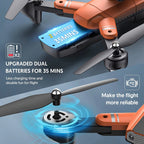 RC Drone with Camera for Kids Adults 4K Quadcopter FPV Video HD Camera Drones for Beginne,Christmas Birthday Gifts