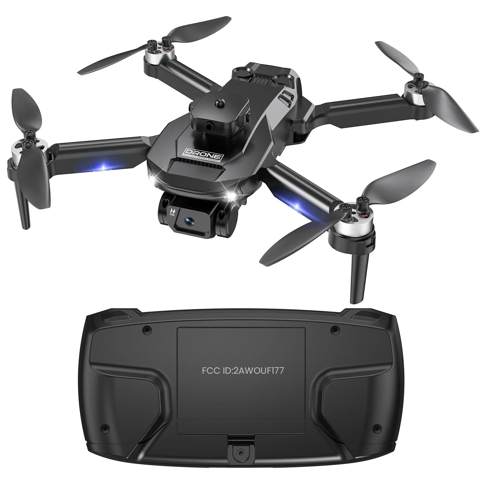 Drones with Camera for Adults 6K, 1080P FPV RC Quadcopter for Kids Beginners with 3 Batteries, Foldable, Brushless Motor, 3D Flips,One Key Take Off/Land, Black