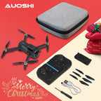 4K FPV Drone with Dual Camera & Brushless Motor, 2 Batteries, Optical Flow, Gesture & Trajectory Control, RC Quadcopter with Carrying Case, Easy to Fly, Great Gift for Beginners,Teens & Adults