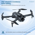 4K FPV Drone with Dual Camera & Brushless Motor, 2 Batteries, Optical Flow, Gesture & Trajectory Control, RC Quadcopter with Carrying Case, Easy to Fly, Great Gift for Beginners,Teens & Adults