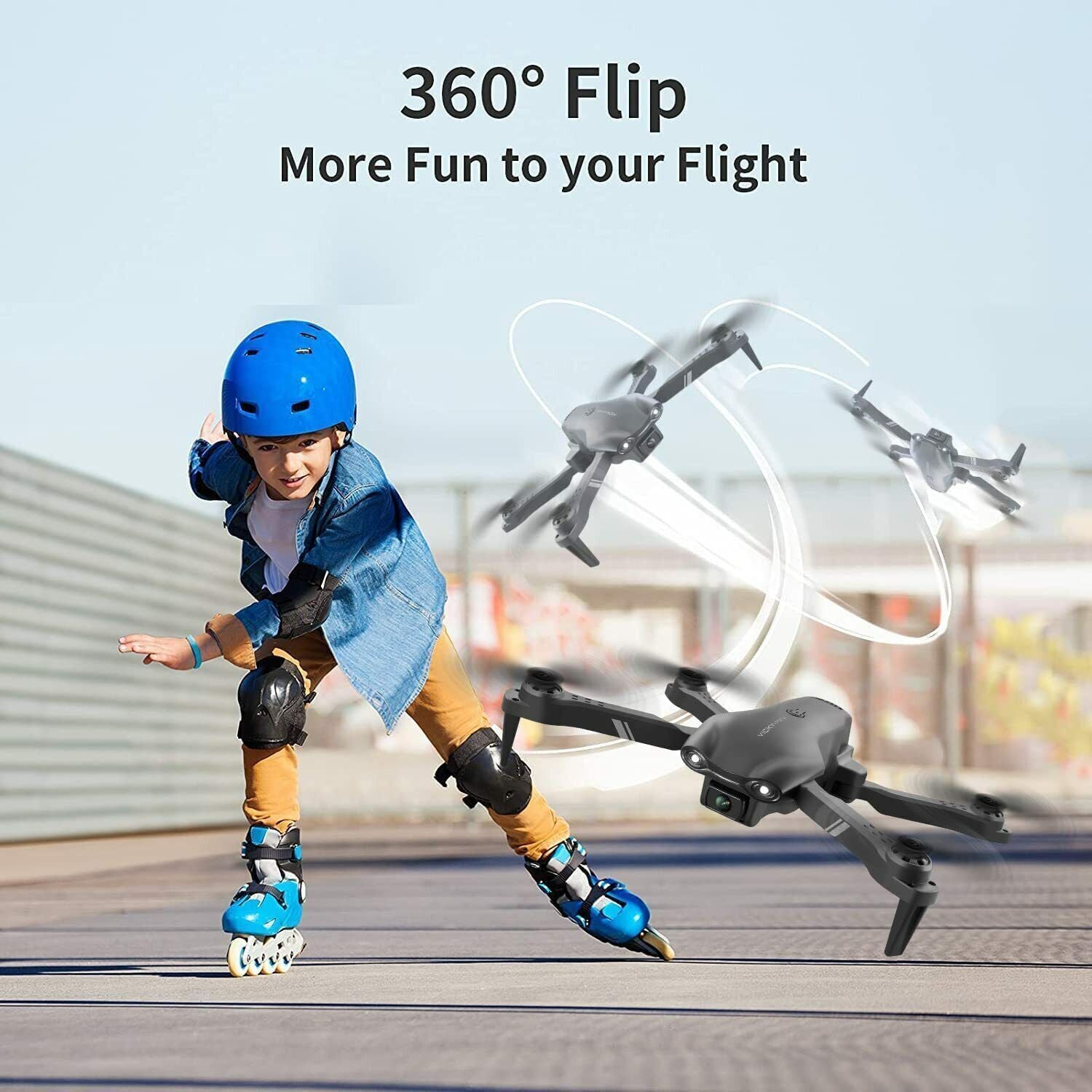 V13 RC Drone 6K HD Dual Camera Wifi FPV Foldable Quadcopter Camera Drone ,2 Battery.Logistics Is Randomly Sent by UPS,USPS,FEDEX