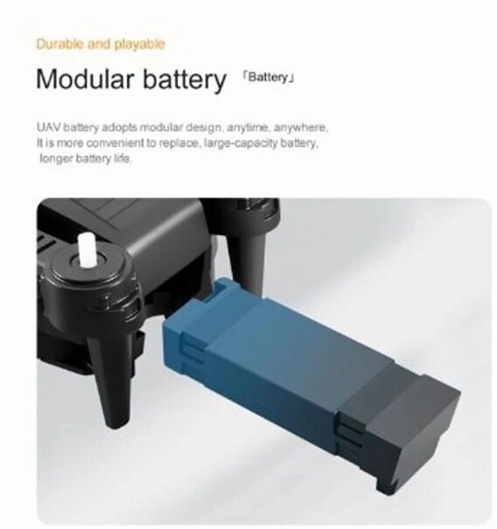 E99 Foldable RC Quadcopter Drone with Camera, Remote Control, 2 Batteries – Easy to Use UAV for Beginners, Perfect Gift for Kids & Men | Indoor & Outdoor